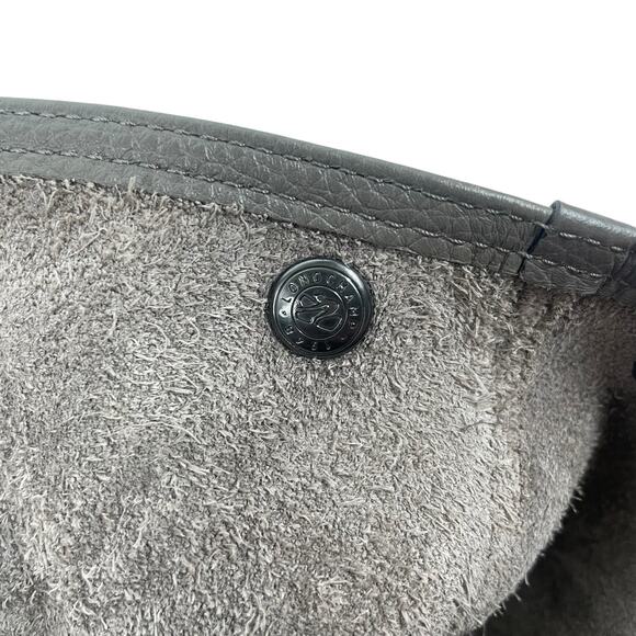 Longchamp Le Roseau Essential Tote Bag Shoulder Bag Pebble Leather Gray - Picture 15 of 15